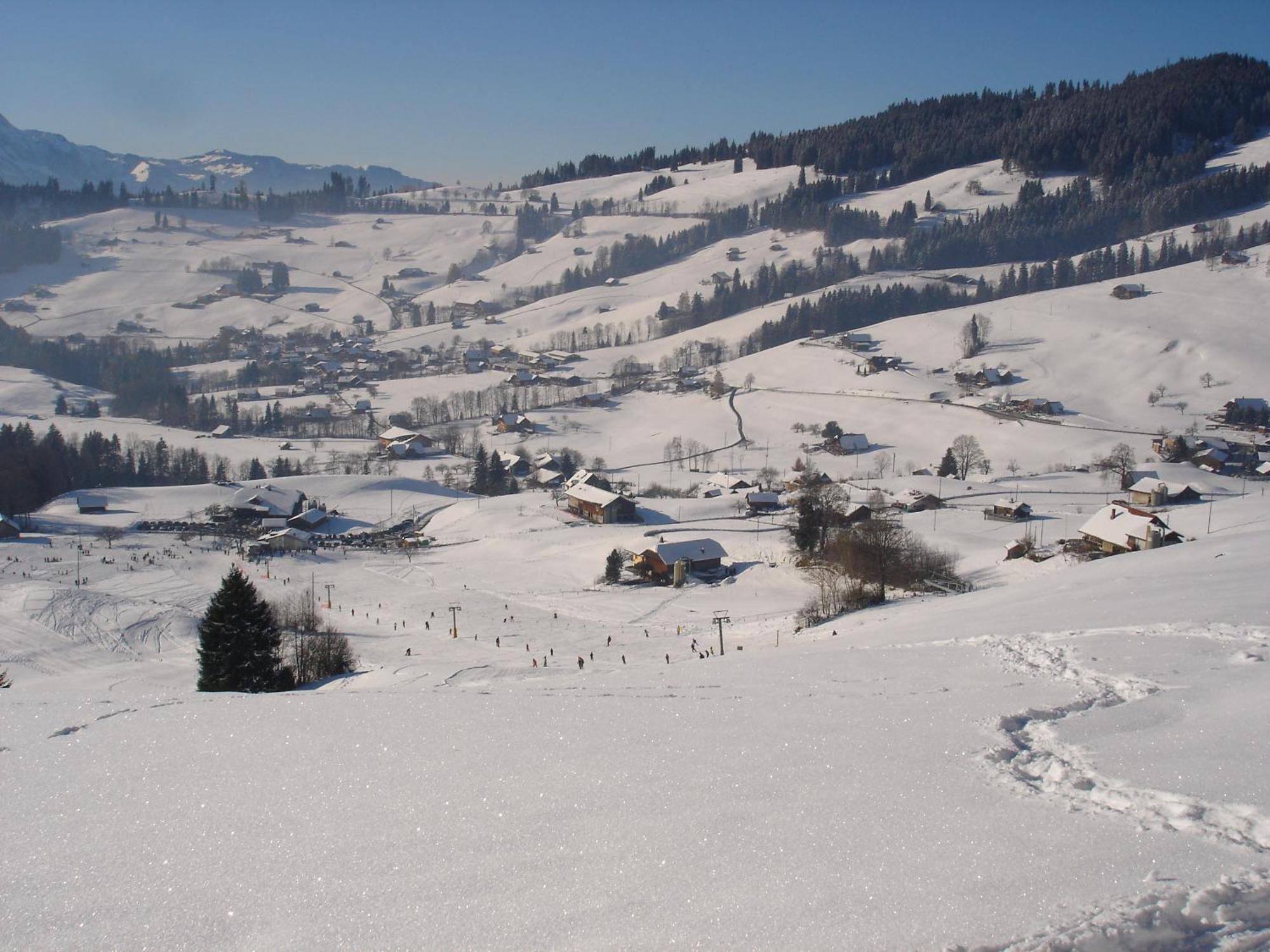 Chalet Sunneschyn Schwanden  ภายนอก รูปภาพ