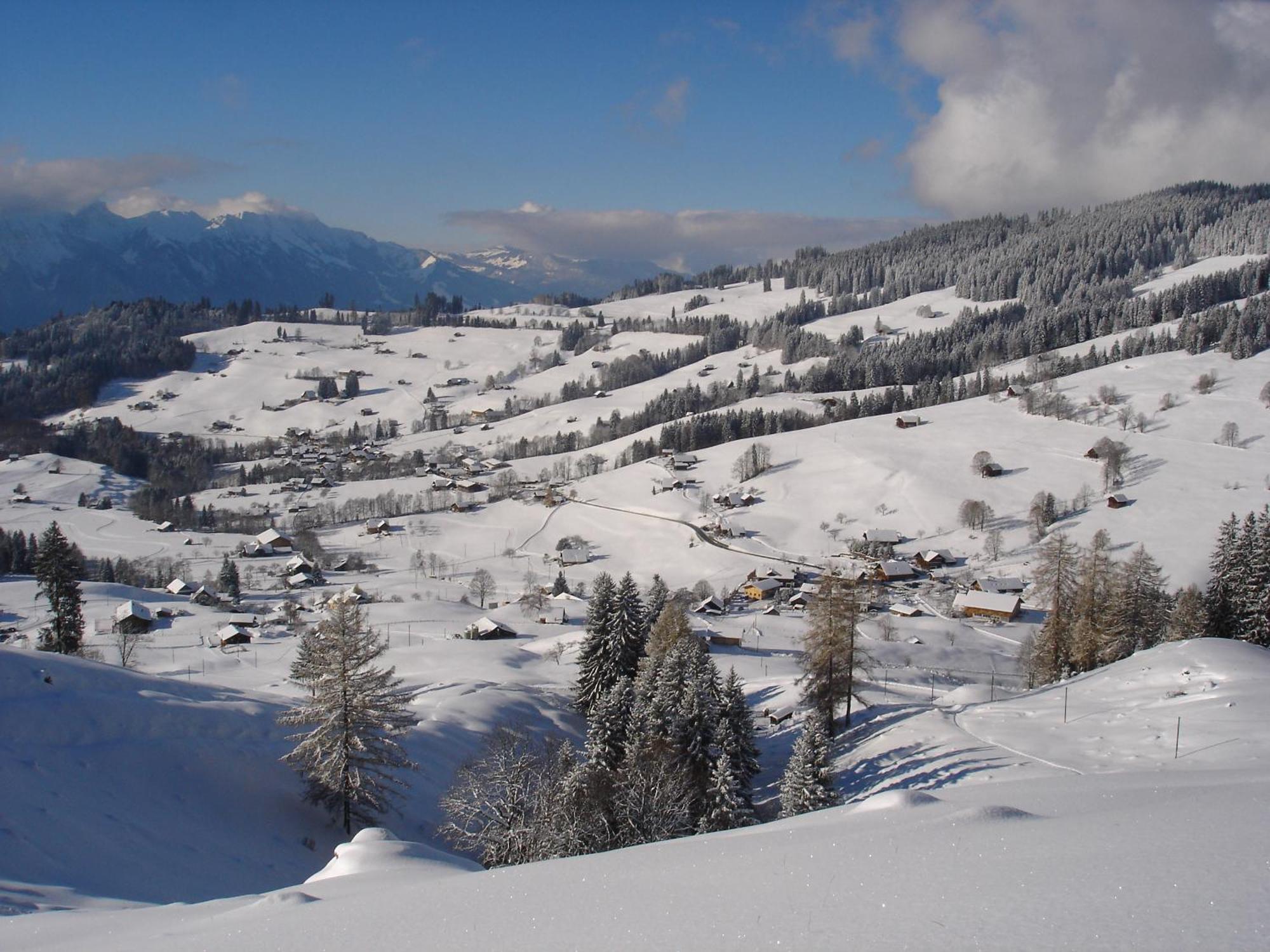 Chalet Sunneschyn Schwanden  ภายนอก รูปภาพ